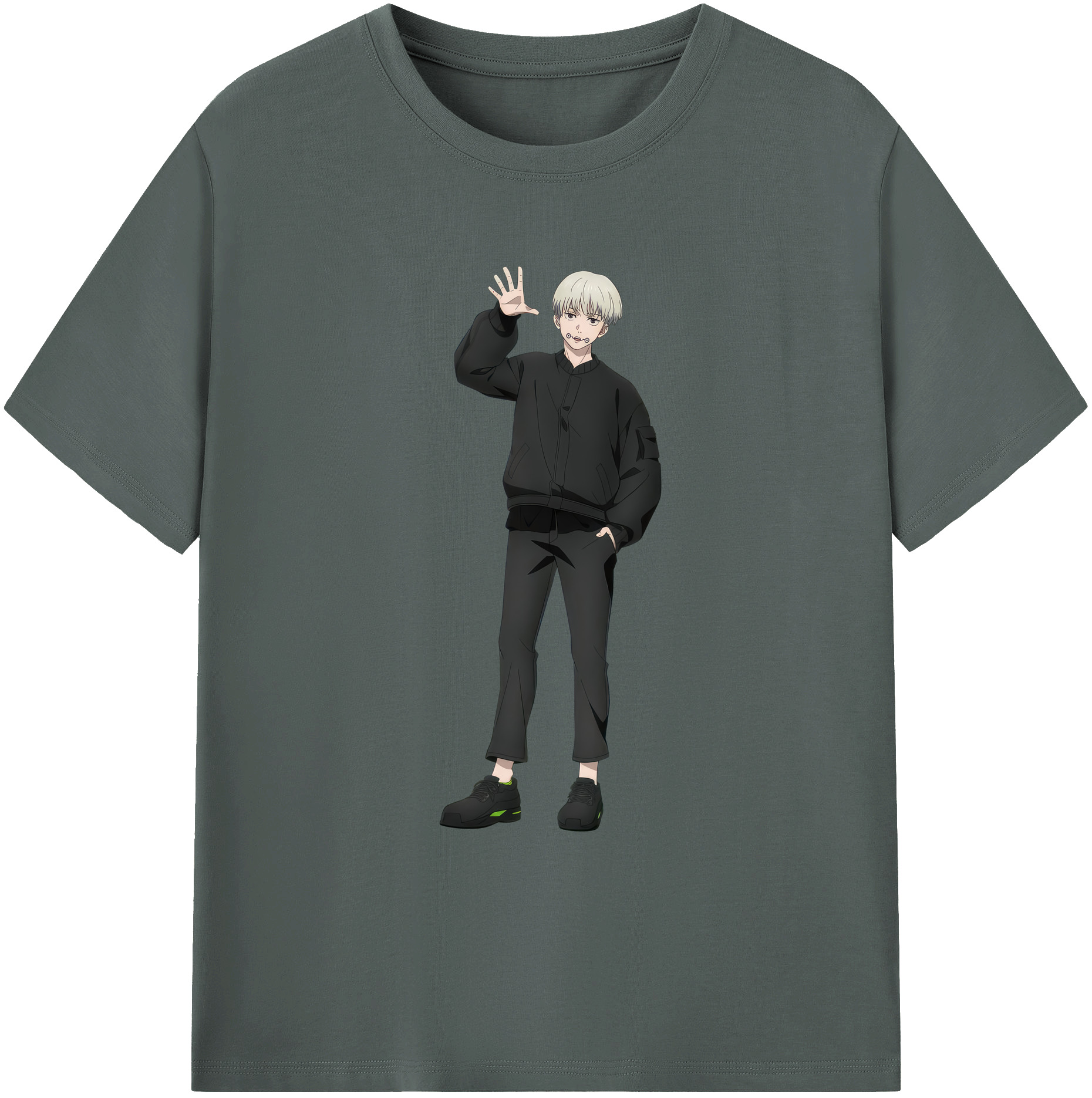 （画像用） 呪術廻戦 Jujutsu Kaisen 綿100％ メンズ半袖Tシャツ｜肌触りやわらか＆通気性